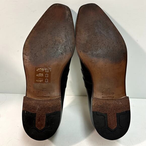 EXCELLENT John Lobb Clements Black Single Monk Made in Paris UK 9 / US 10 - Picture 11 of 13